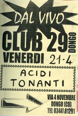 live al club 29 locandina 2